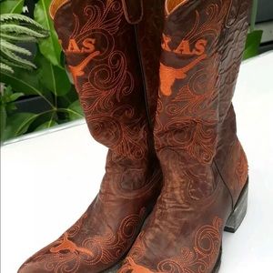 NCAA University of Texas Longhorns Cowboy Boots